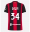 Strój piłkarski AC Milan Mario Gila #34 Koszulka Podstawowej damskie 2026-27 Krótki Rękaw Strój piłkarski AC Milan Mario Gila #34 Koszulka Podstawowej damskie 2026-27 Krótki Rękaw