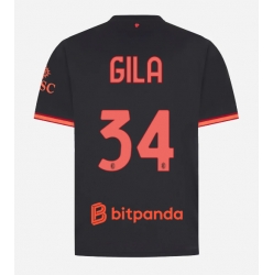 Strój piłkarski AC Milan Mario Gila #34 Koszulka Trzeciej 2026-27 Krótki Rękaw
