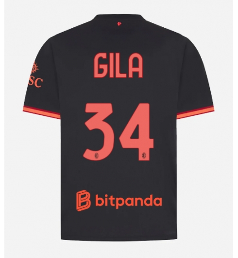 Strój piłkarski AC Milan Mario Gila #34 Koszulka Trzeciej 2026-27 Krótki Rękaw Strój piłkarski AC Milan Mario Gila #34 Koszulka Trzeciej 2026-27 Krótki Rękaw