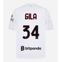 Strój piłkarski AC Milan Mario Gila #34 Koszulka Wyjazdowej 2026-27 Krótki Rękaw