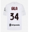 Strój piłkarski AC Milan Mario Gila #34 Koszulka Wyjazdowej 2026-27 Krótki Rękaw Strój piłkarski AC Milan Mario Gila #34 Koszulka Wyjazdowej 2026-27 Krótki Rękaw