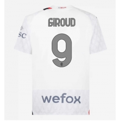 Strój piłkarski AC Milan Olivier Giroud #9 Koszulka Wyjazdowej 2023-24 Krótki Rękaw
