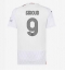 Strój piłkarski AC Milan Olivier Giroud #9 Koszulka Wyjazdowej damskie 2023-24 Krótki Rękaw