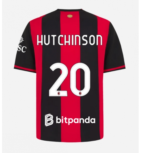 Strój piłkarski AC Milan Omari Hutchinson #20 Koszulka Podstawowej 2026-27 Krótki Rękaw Strój piłkarski AC Milan Omari Hutchinson #20 Koszulka Podstawowej 2026-27 Krótki Rękaw