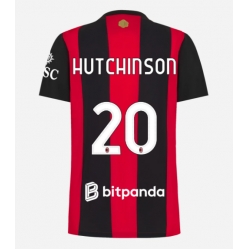 Strój piłkarski AC Milan Omari Hutchinson #20 Koszulka Podstawowej damskie 2026-27 Krótki Rękaw