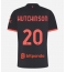 Strój piłkarski AC Milan Omari Hutchinson #20 Koszulka Trzeciej damskie 2026-27 Krótki Rękaw Strój piłkarski AC Milan Omari Hutchinson #20 Koszulka Trzeciej damskie 2026-27 Krótki Rękaw
