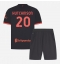 Strój piłkarski AC Milan Omari Hutchinson #20 Koszulka Trzeciej dziecięce 2026-27 Krótki Rękaw (+ Krótkie spodenki)