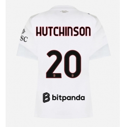 Strój piłkarski AC Milan Omari Hutchinson #20 Koszulka Wyjazdowej damskie 2026-27 Krótki Rękaw
