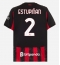 Strój piłkarski AC Milan Pervis Estupinan #2 Koszulka Podstawowej 2025-26 Krótki Rękaw