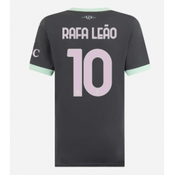 Strój piłkarski AC Milan Rafael Leao #10 Koszulka Trzeciej damskie 2024-25 Krótki Rękaw