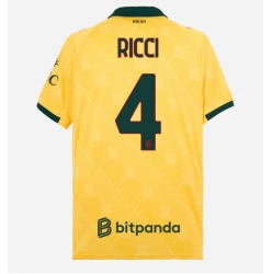 Strój piłkarski AC Milan Samuele Ricci #4 Koszulka Trzeciej 2025-26 Krótki Rękaw