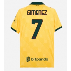 Strój piłkarski AC Milan Santiago Gimenez #7 Koszulka Trzeciej 2025-26 Krótki Rękaw
