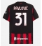 Strój piłkarski AC Milan Strahinja Pavlovic #31 Koszulka Podstawowej 2025-26 Krótki Rękaw Strój piłkarski AC Milan Strahinja Pavlovic #31 Koszulka Podstawowej 2025-26 Krótki Rękaw