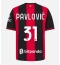 Strój piłkarski AC Milan Strahinja Pavlovic #31 Koszulka Podstawowej 2026-27 Krótki Rękaw