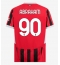 Strój piłkarski AC Milan Tammy Abraham #90 Koszulka Podstawowej 2024-25 Krótki Rękaw