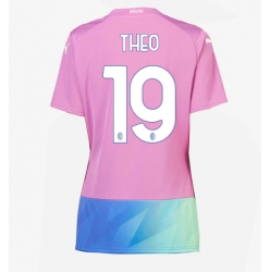 Strój piłkarski AC Milan Theo Hernandez #19 Koszulka Trzeciej damskie 2023-24 Krótki Rękaw