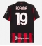 Strój piłkarski AC Milan Youssouf Fofana #19 Koszulka Podstawowej 2025-26 Krótki Rękaw