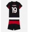 Strój piłkarski AC Milan Youssouf Fofana #19 Koszulka Podstawowej dziecięce 2025-26 Krótki Rękaw (+ Krótkie spodenki)