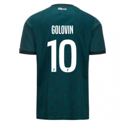 Strój piłkarski AS Monaco Aleksandr Golovin #10 Koszulka Wyjazdowej 2024-25 Krótki Rękaw