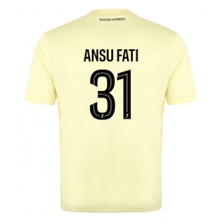 Strój piłkarski AS Monaco Ansu Fati #31 Koszulka Trzeciej 2025-26 Krótki Rękaw