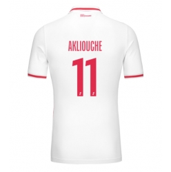 Strój piłkarski AS Monaco Maghnes Akliouche #11 Koszulka Podstawowej 2024-25 Krótki Rękaw