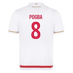 Strój piłkarski AS Monaco Paul Pogba #8 Koszulka Podstawowej 2025-26 Krótki Rękaw