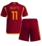 Strój piłkarski AS Roma Andrea Belotti #11 Koszulka Podstawowej dziecięce 2023-24 Krótki Rękaw (+ Krótkie spodenki)