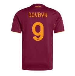 Strój piłkarski AS Roma Artem Dovbyk #9 Koszulka Podstawowej 2025-26 Krótki Rękaw