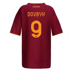 Strój piłkarski AS Roma Artem Dovbyk #9 Koszulka Podstawowej damskie 2025-26 Krótki Rękaw