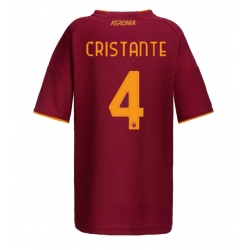 Strój piłkarski AS Roma Bryan Cristante #4 Koszulka Podstawowej damskie 2025-26 Krótki Rękaw