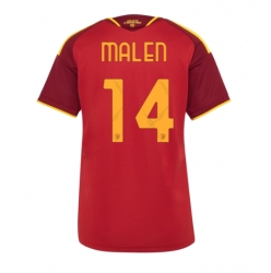 Strój piłkarski AS Roma Donyell Malen #14 Koszulka Podstawowej damskie 2026-27 Krótki Rękaw