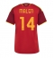 Strój piłkarski AS Roma Donyell Malen #14 Koszulka Podstawowej damskie 2026-27 Krótki Rękaw Strój piłkarski AS Roma Donyell Malen #14 Koszulka Podstawowej damskie 2026-27 Krótki Rękaw