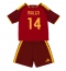 Strój piłkarski AS Roma Donyell Malen #14 Koszulka Podstawowej dziecięce 2026-27 Krótki Rękaw (+ Krótkie spodenki)