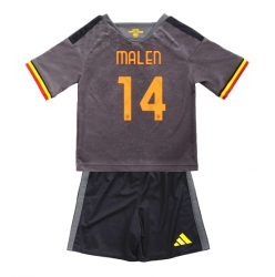 Strój piłkarski AS Roma Donyell Malen #14 Koszulka Trzeciej dziecięce 2026-27 Krótki Rękaw (+ Krótkie spodenki)