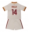 Strój piłkarski AS Roma Donyell Malen #14 Koszulka Wyjazdowej dziecięce 2026-27 Krótki Rękaw (+ Krótkie spodenki)