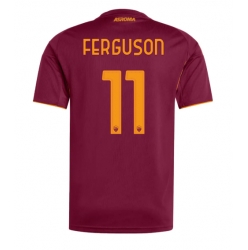 Strój piłkarski AS Roma Evan Ferguson #11 Koszulka Podstawowej 2025-26 Krótki Rękaw
