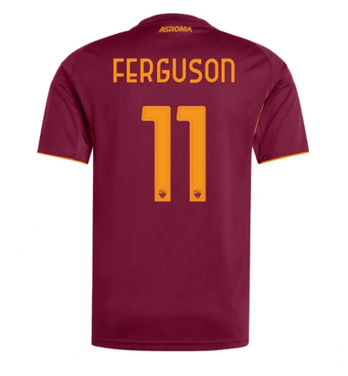 Strój piłkarski AS Roma Evan Ferguson #11 Koszulka Podstawowej 2025-26 Krótki Rękaw Strój piłkarski AS Roma Evan Ferguson #11 Koszulka Podstawowej 2025-26 Krótki Rękaw