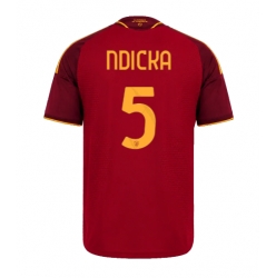 Strój piłkarski AS Roma Evan Ndicka #5 Koszulka Podstawowej 2026-27 Krótki Rękaw