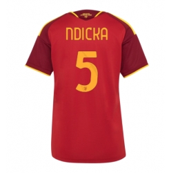 Strój piłkarski AS Roma Evan Ndicka #5 Koszulka Podstawowej damskie 2026-27 Krótki Rękaw