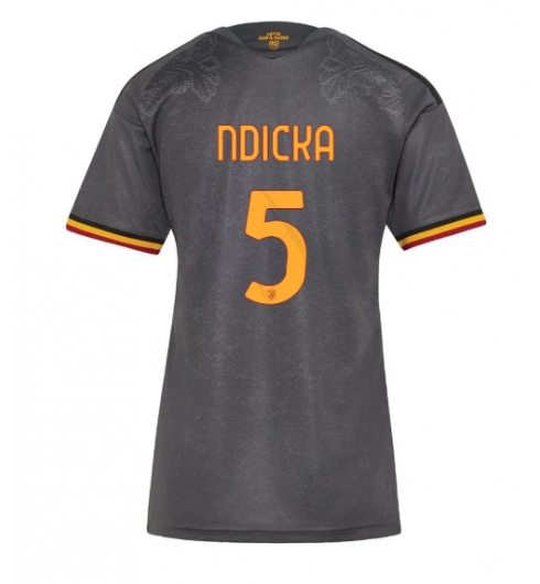Strój piłkarski AS Roma Evan Ndicka #5 Koszulka Trzeciej damskie 2026-27 Krótki Rękaw Strój piłkarski AS Roma Evan Ndicka #5 Koszulka Trzeciej damskie 2026-27 Krótki Rękaw