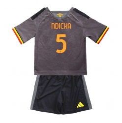 Strój piłkarski AS Roma Evan Ndicka #5 Koszulka Trzeciej dziecięce 2026-27 Krótki Rękaw (+ Krótkie spodenki)