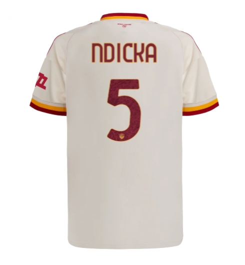 Strój piłkarski AS Roma Evan Ndicka #5 Koszulka Wyjazdowej 2026-27 Krótki Rękaw Strój piłkarski AS Roma Evan Ndicka #5 Koszulka Wyjazdowej 2026-27 Krótki Rękaw