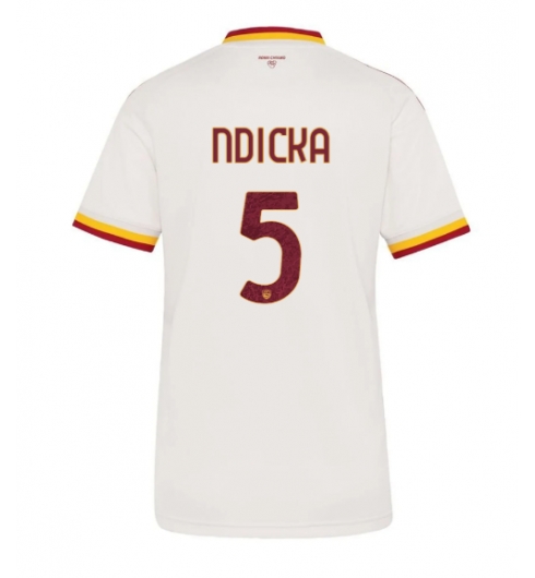 Strój piłkarski AS Roma Evan Ndicka #5 Koszulka Wyjazdowej damskie 2026-27 Krótki Rękaw Strój piłkarski AS Roma Evan Ndicka #5 Koszulka Wyjazdowej damskie 2026-27 Krótki Rękaw