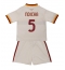 Strój piłkarski AS Roma Evan Ndicka #5 Koszulka Wyjazdowej dziecięce 2026-27 Krótki Rękaw (+ Krótkie spodenki)