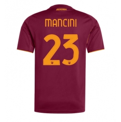 Strój piłkarski AS Roma Gianluca Mancini #23 Koszulka Podstawowej 2025-26 Krótki Rękaw Strój piłkarski AS Roma Gianluca Mancini #23 Koszulka Podstawowej 2025-26 Krótki Rękaw