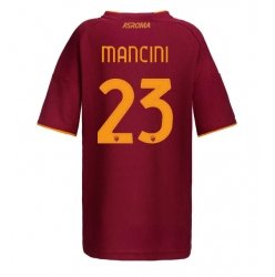 Strój piłkarski AS Roma Gianluca Mancini #23 Koszulka Podstawowej damskie 2025-26 Krótki Rękaw