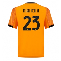 Strój piłkarski AS Roma Gianluca Mancini #23 Koszulka Wyjazdowej 2025-26 Krótki Rękaw Strój piłkarski AS Roma Gianluca Mancini #23 Koszulka Wyjazdowej 2025-26 Krótki Rękaw