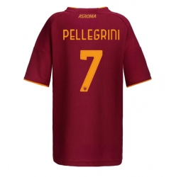 Strój piłkarski AS Roma Lorenzo Pellegrini #7 Koszulka Podstawowej damskie 2025-26 Krótki Rękaw