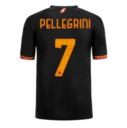 Strój piłkarski AS Roma Lorenzo Pellegrini #7 Koszulka Trzeciej 2023-24 Krótki Rękaw