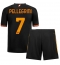Strój piłkarski AS Roma Lorenzo Pellegrini #7 Koszulka Trzeciej dziecięce 2023-24 Krótki Rękaw (+ Krótkie spodenki)